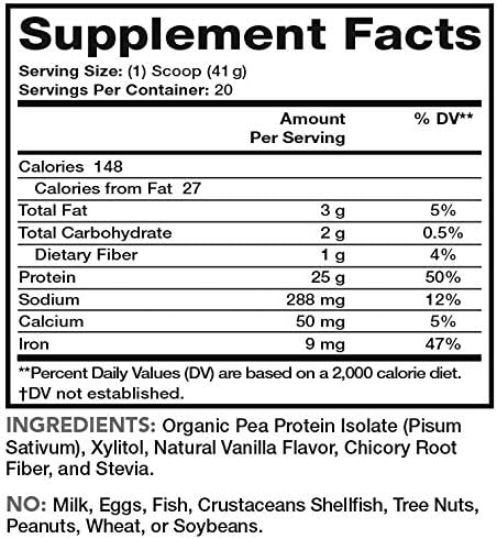 Lean & Pure Plant Vegan Protein 25g of 821g