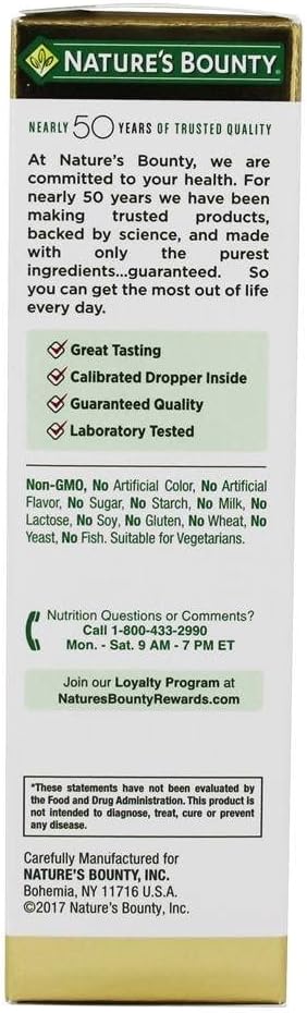 Nature's Bounty Vitamin B Complex Sublingual 2 oz