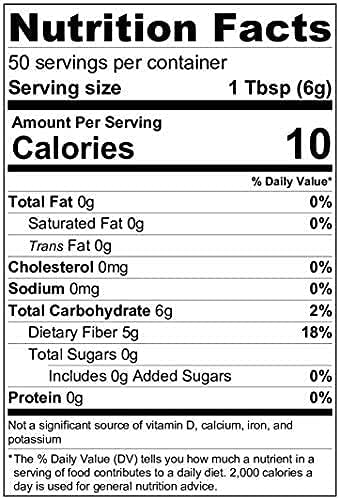 Prebiotic Fiber Supplement for a Healthy Gut 50 servings