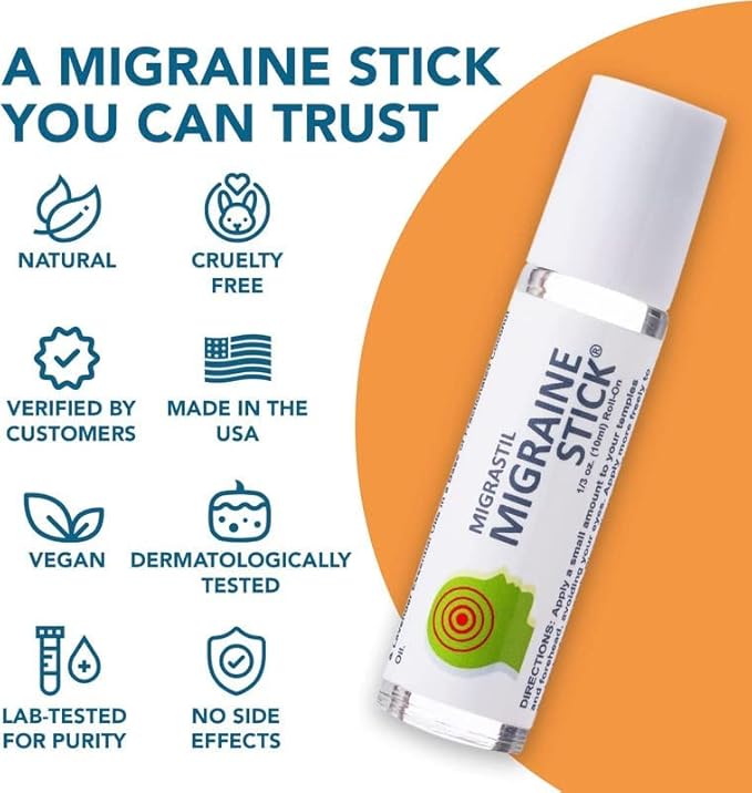Basic Vigor Migrastil Migraine Stick 3-Pack