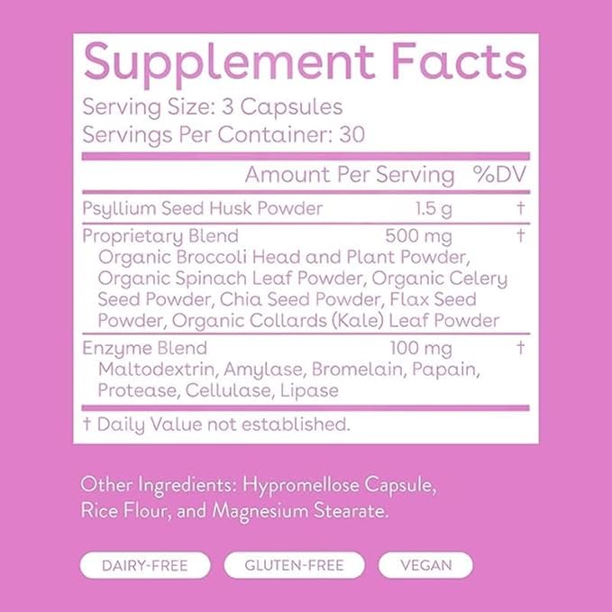 Love Wellness Sparkle Fiber Supplement 90 Capsules