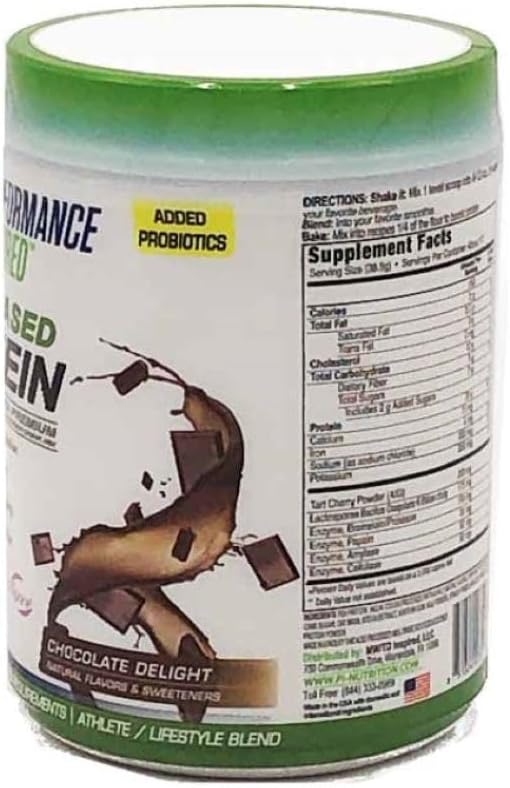Performance Inspired Nutrition Plant Protein Powder 20G - 1B Probiotics 1.5lb