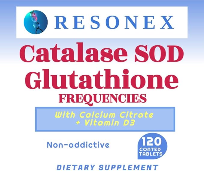 Catalase, Superoxide Dismutase (SOD), and Glutathione 120 Tablets