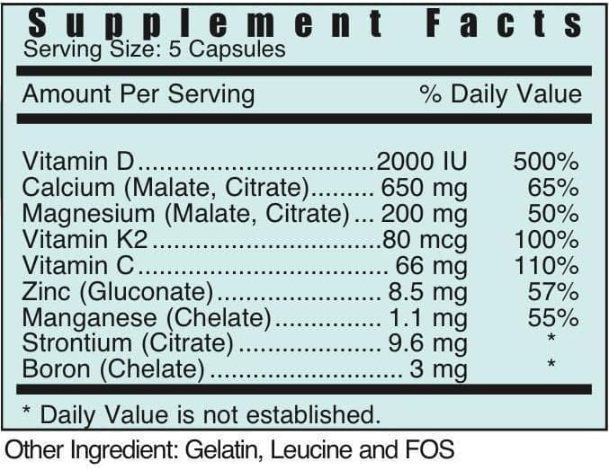 Systemic Formulas CAL Calcium Plus 100 #120. Highly D3 and K2, Zinc,