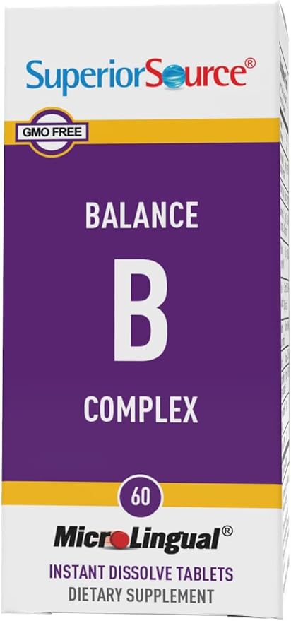 Superior Source B Complex Folic Acid/Biotin (60 tablets)