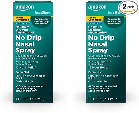 Amazon Basic Care No Drip Severe 12 Hour 1 fl 2)