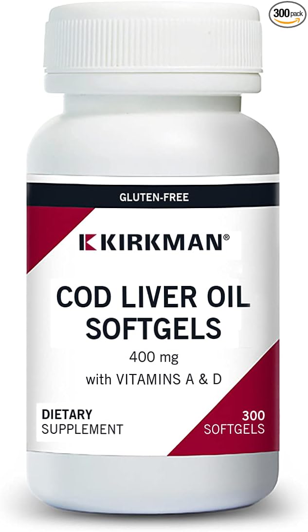 Kirkman - Cod Liver Oil 300 Softgels
