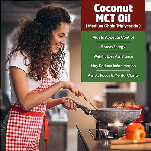 MCT Oil ~ Fractionated Coconut Oil ~ Brain and Body Fuel from Coconuts; (1 Gallon) ~ Stellar Chemical Corp