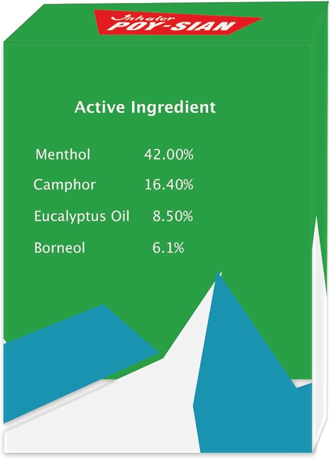 POY-SIAN Mark II Menthol Aromatherapy Nasal 3)