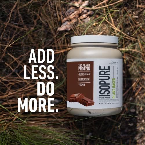 Isopure Chocolate Vegan Protein Powder, 20 Servings