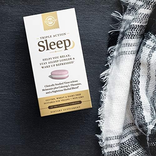 Solgar Triple Action Sleep, 90 Tri-Layer Tablets 90 Servings