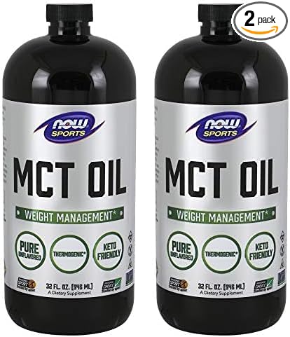 Now Foods MCT 100% Oil, 32 fl oz (Pack of 2)