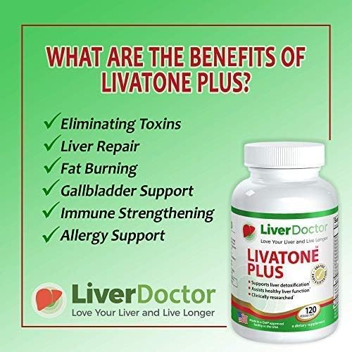 Plus Liver Detox Capsules Liver Cleanse (240 Count)