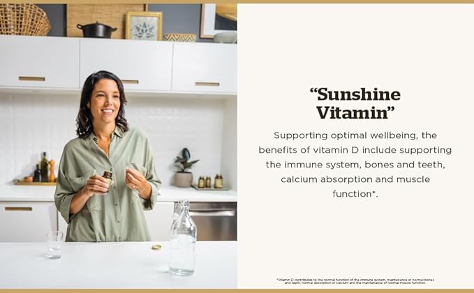 Solgar Vitamin D3 (Cholecalciferol) 25 MCG (1000 IU), 250 Softgels 250 Servings