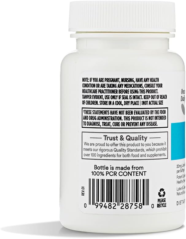 Whole Foods Market, Lutein 20mg Zeaxanthin, 60 Count