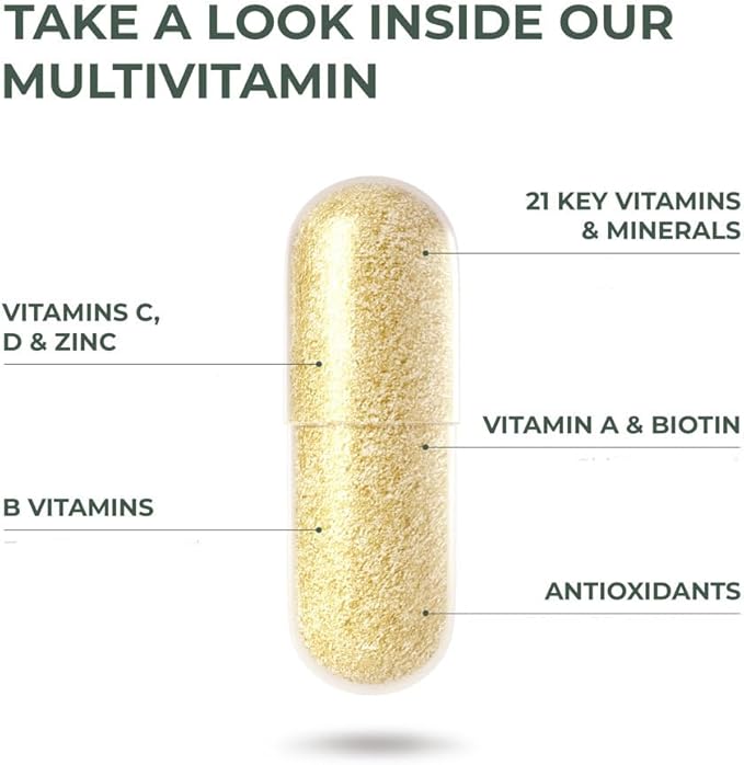 Primal Harvest Multivitamin for Women and B12, B6, B6, Biotin, 30 Capsules