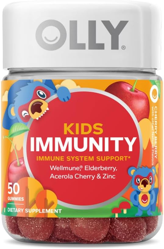 OLLY Kids Sleep & Immunity Gummy, 50 Count