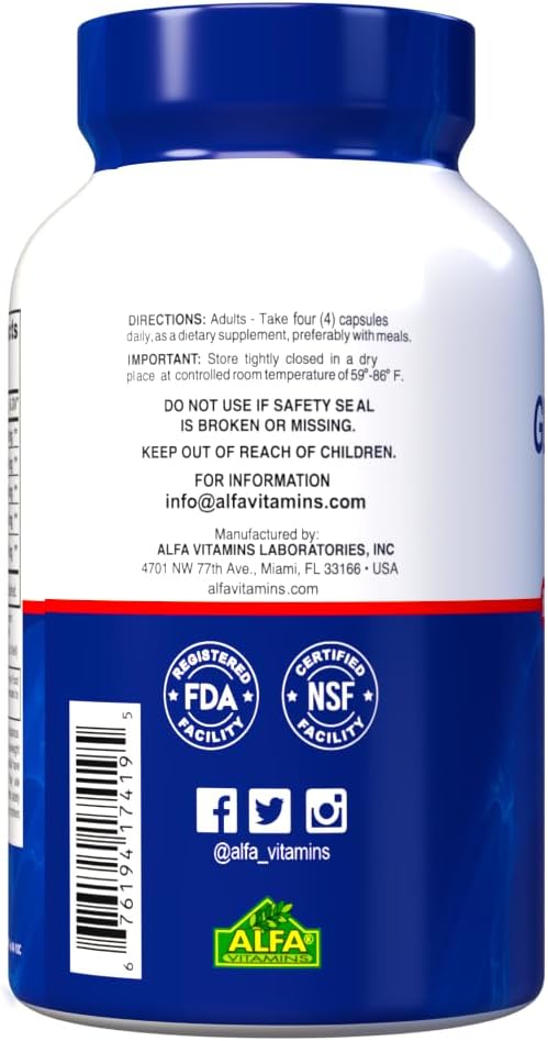 Glucosamine - Chondroitin - MSM - 90 Capsules 4 Pack