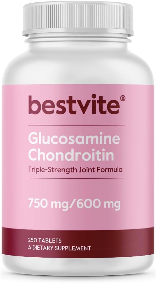 BESTVITE Glucosamine & Chondroitin Sulfate 750/600 (250 Tablets)