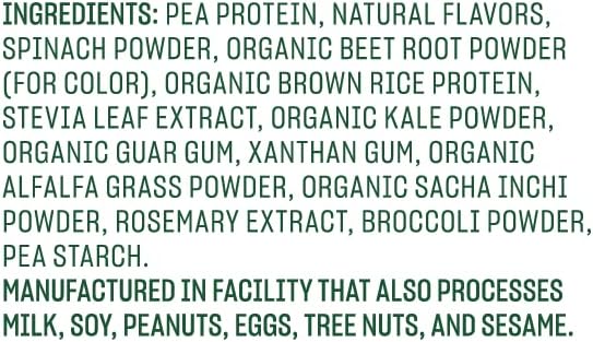 Vega Protein and Greens Protein Powder, Berry 20g Plant 1.2 lbs