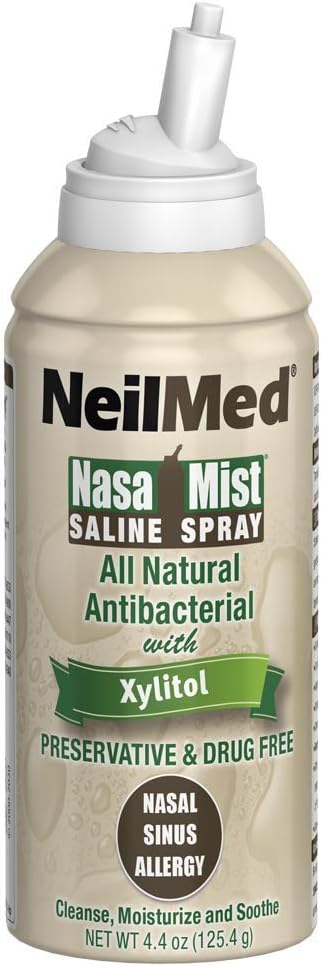 NeilMed Nasamist Saline Spray with Xylitol, 4.4 Ounce 1)