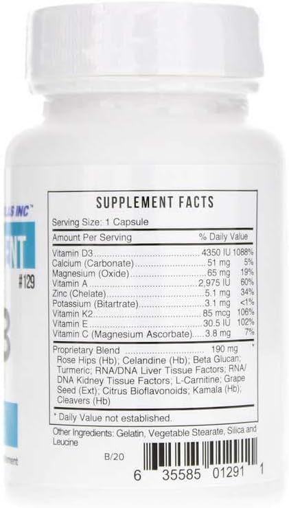 Systemic Formulas DV3 BioNutriment Vitamin D3