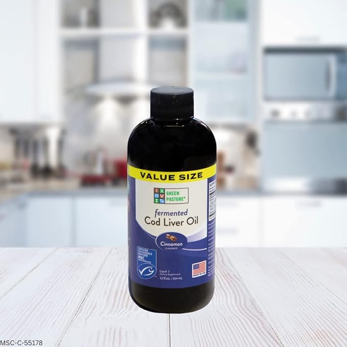 Green Pasture - Fermented Cod Liver -12oz. Cinnamon