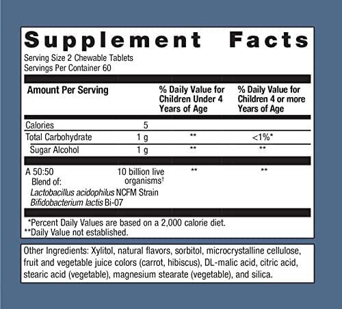 Metagenics MetaKids™ Probiotic, Chewable Daily Probiotic 120 Count