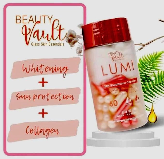 LUMI 24H Glutathione Capsules (60 Caps) 1 Box