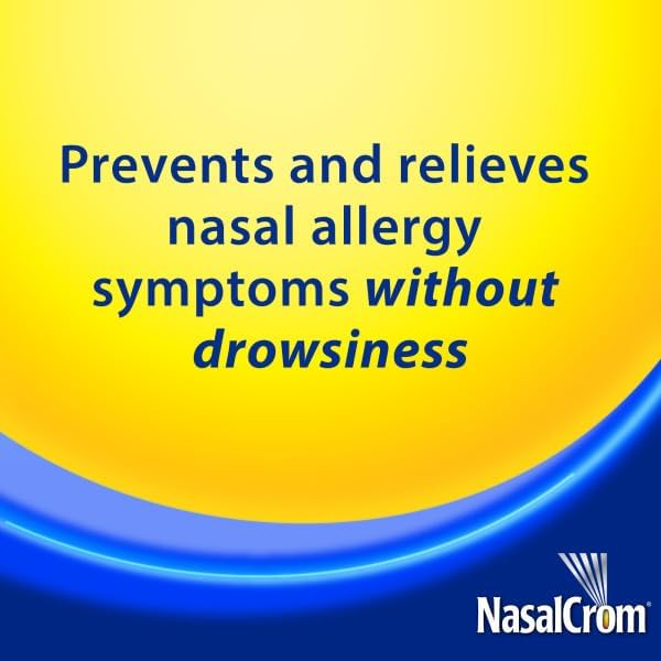 NasalCrom Nasal Spray Allergy Symptom Controller 200 Sprays .88 FL (3 Pack)