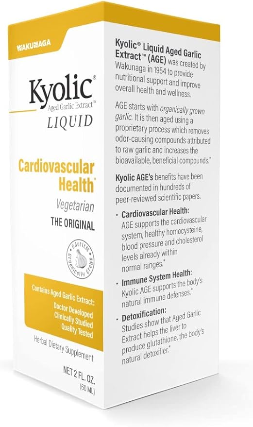 Kyolic Aged Garlic Extract Liquid, Vegetarian 2 Ounces