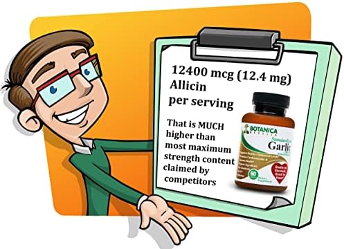 12400 mcg Allicin 3rd party 30 to 60 days