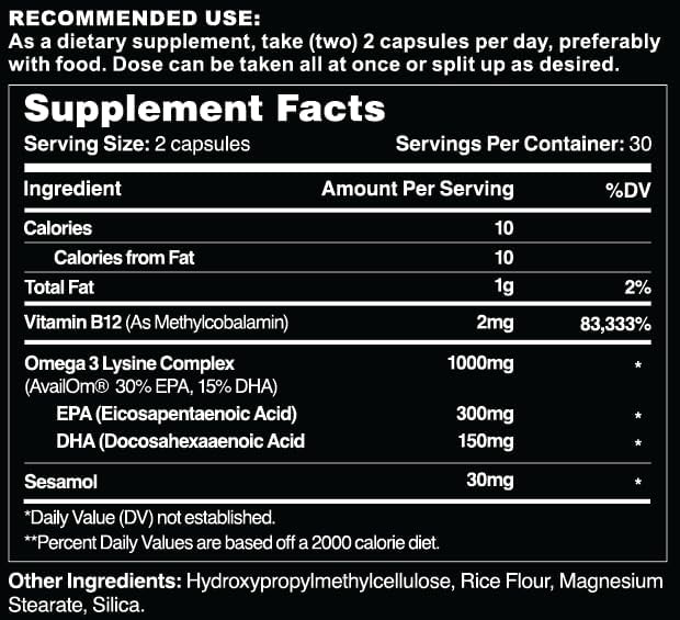 Leviathan Fish Oil Omega 3 Capsules 3 Fish