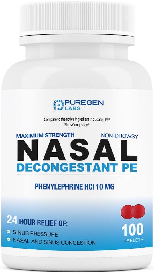 Puregen Labs Nasal Decongestant PE 100 Tablets 10 mg (1)