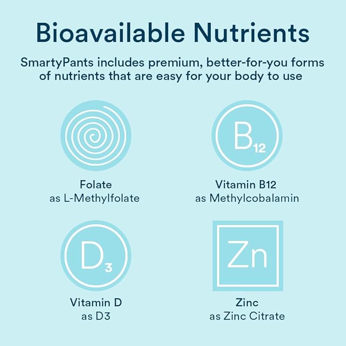 SmartyPants Multivitamin for Men, Gummies: Omega 3 Fish CoQ10, Vitamin D3, C, B12, B6, B6, Vitamin 120 Gummies (20 Day