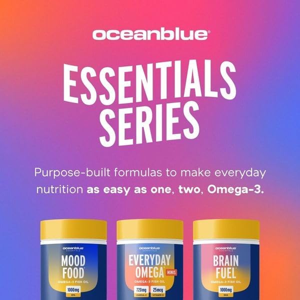 Oceanblue Essentials Everyday Omega Minis – 60ct – D3 – 1 Month