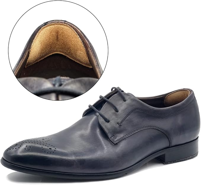 Dr.Foot Heel Grips for Men and 2pairs(Brown)