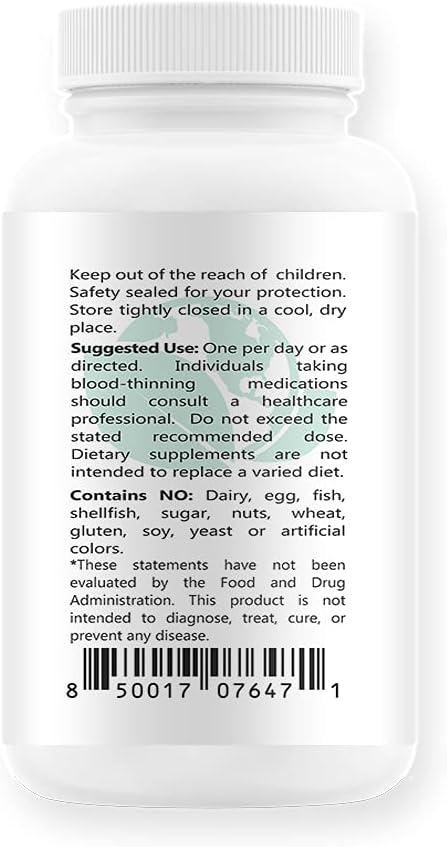 D3+K2 10,000IU D3 Cholecalciferol 100mcg, MK7 120 Capsules