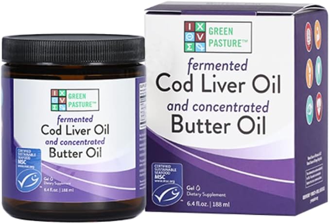Green Pasture Butter Oil/Fermented Cod Liver 6.4 oz.-