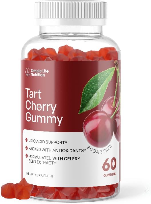 Tart Cherry Extract Gummies 60 Count, 2,000MG