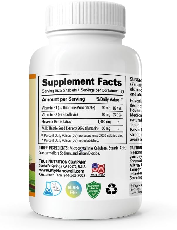 Hovenia-RX Milk Thistle 120 Tablets X 2 Bottles 2 Month