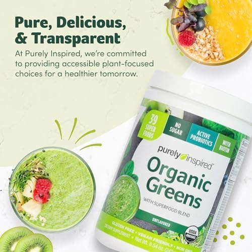 Purely Inspired Organic Green Powder Smoothie (24 Servings)