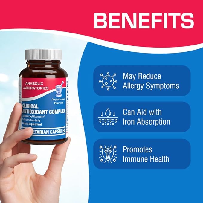 Natural Antioxidant Complex Supplement 60 Vegetarian