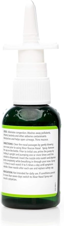 Xlear Rescue Nasal Spray with Xylitol, 1)