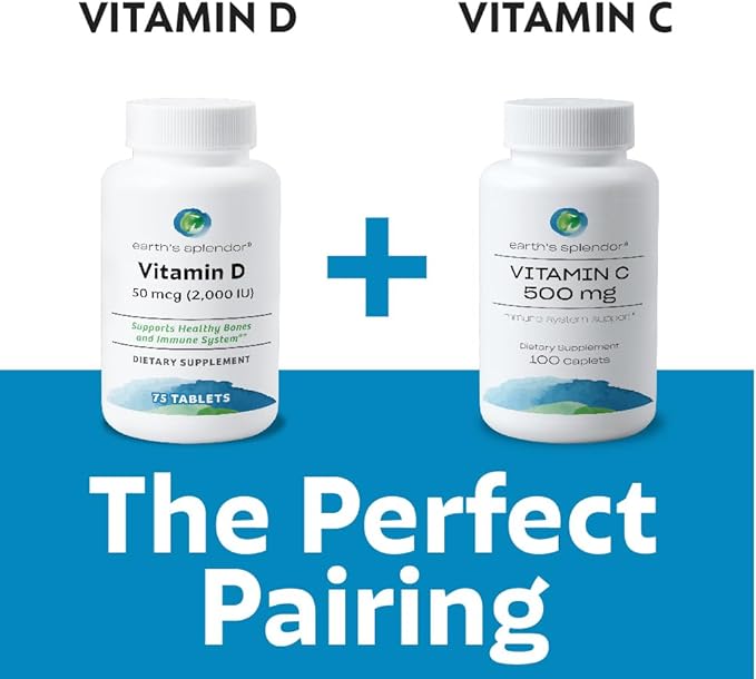 Earth's Splendor Vitamin D 2,000 IU 75 Count
