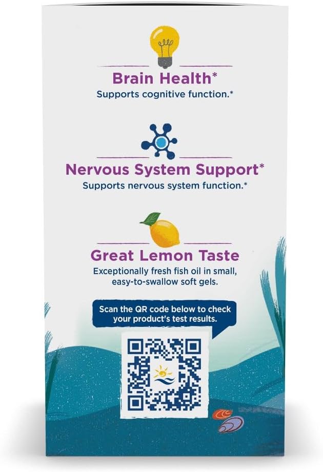 Nordic Naturals Complete Omega Jr., Lemon 90 Mini 283 mg Omega-3s & 35 mg 45 Servings