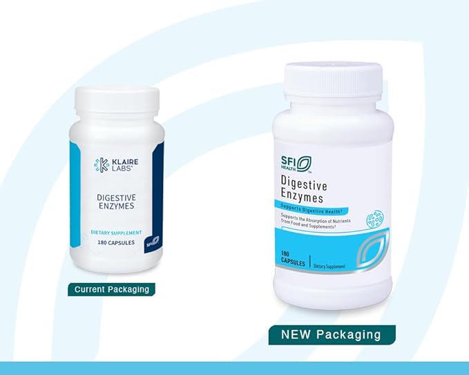 Klaire Labs Digestive Enzymes (180 Capsules)