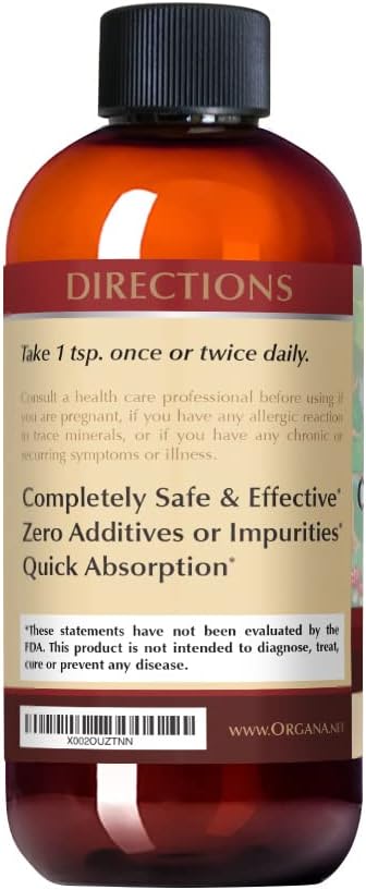 Organa Pure Crystalline Liquid Copper Supplement - 30 PPM - High Absorption Copper