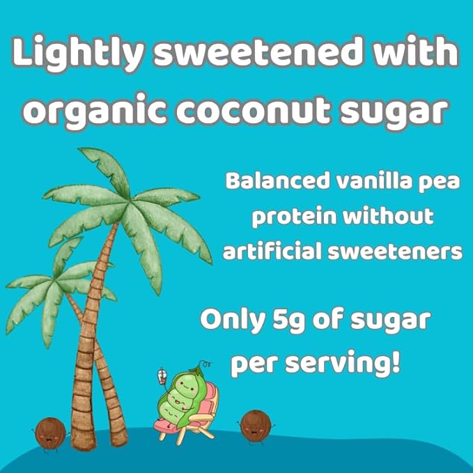 Vegan Vanilla Flavored Pea Protein (2lbs)