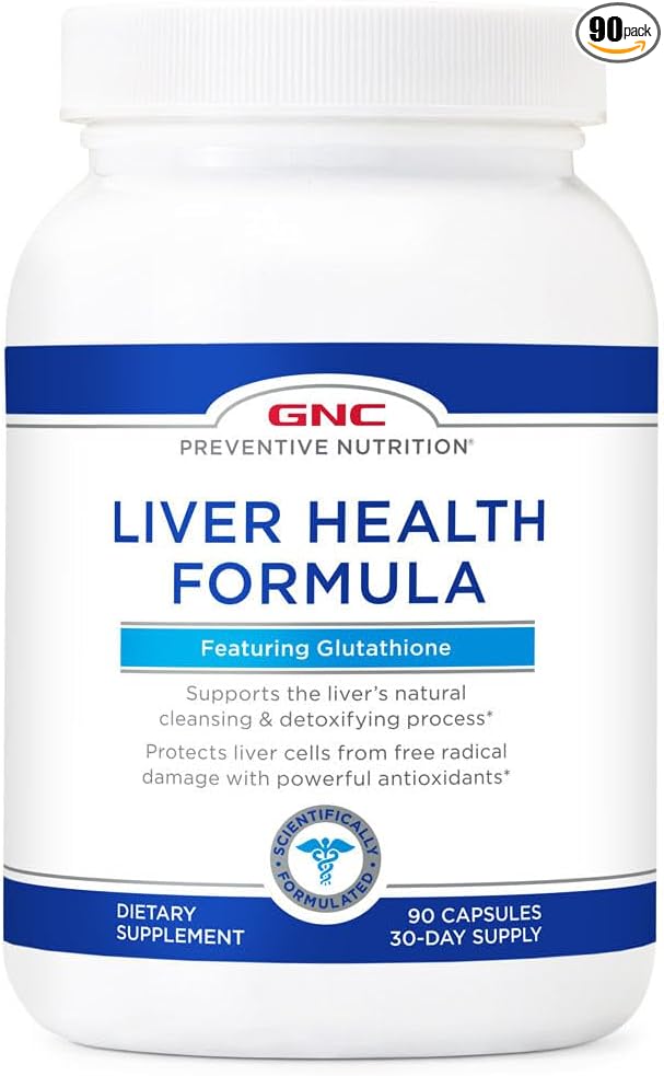 GNC Preventive Nutrition Liver Health Formula 90 Capsules